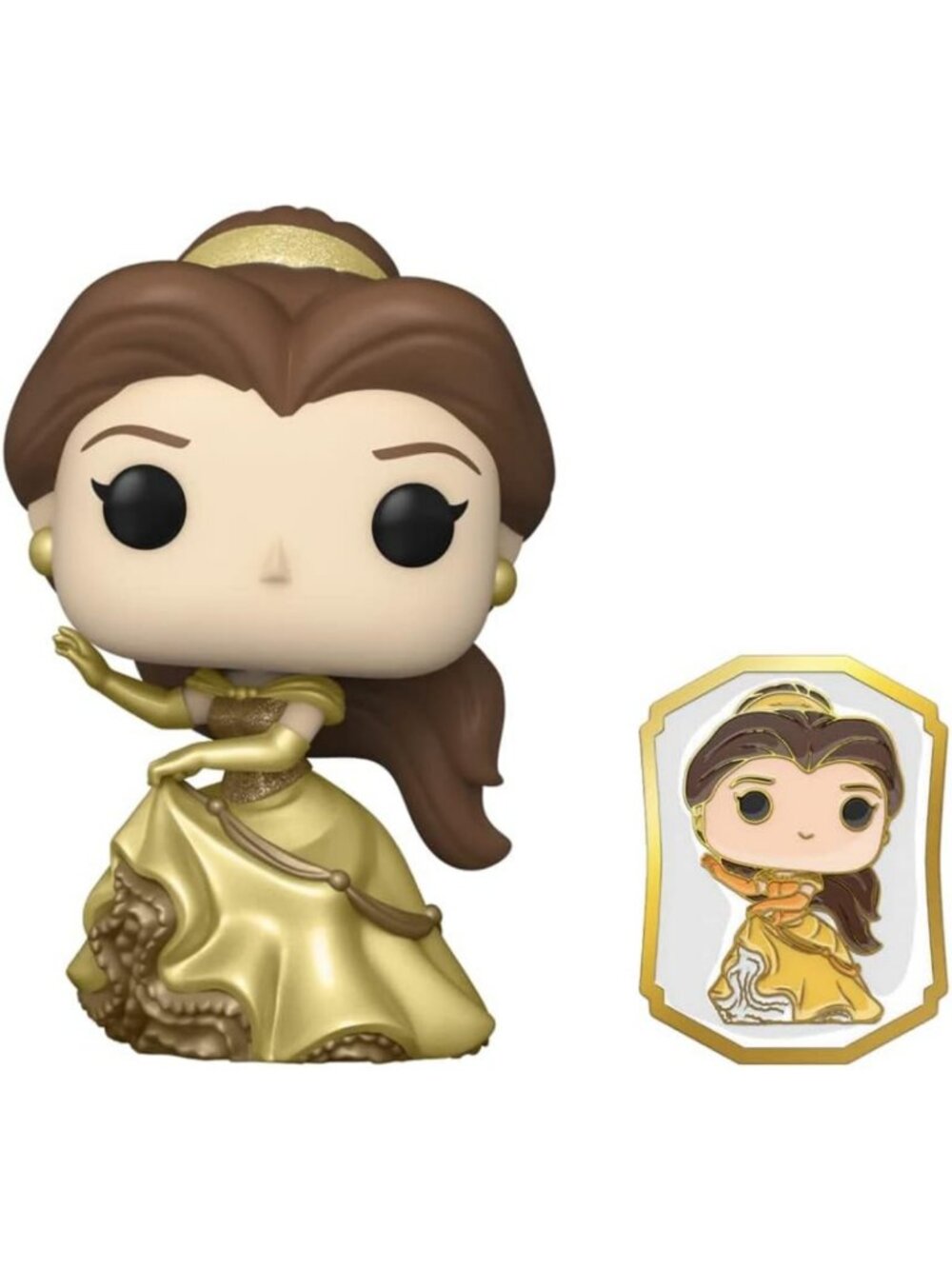 Ultimate Princess Collection Vinyl Figure & Pin - Belle Funko POP! Exclusive